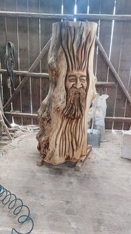 Duše stromu - dřevěná socha