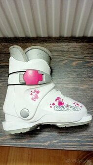 Dětské lyžáky, délka nohy 16cm, skelet 215mm