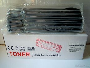 1ks Černý toner HP / Canon 125A 128A 131A barva černá CB540A