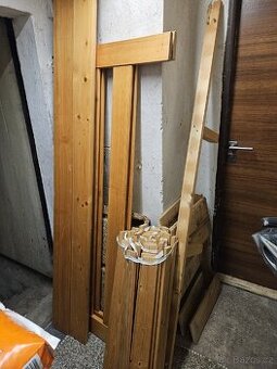 Postel  masiv manzelská 180 x 200 cm vč. matrace