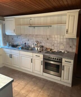 Krásná venkovská 2dílná kuchyně se spotřebiči,5798