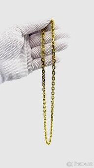 zlatý řetízek 106,37 g – Ruční výroba (Anker Pilka)