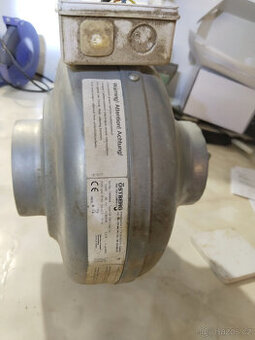 Ventilátor tubusový vhodný na horký vzduch