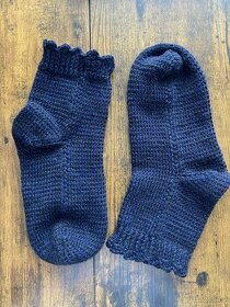 ručně pletené ponožky - 1