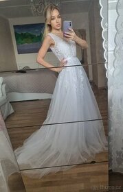 prodám nové bílé boho svatební šaty xs-m