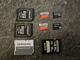 Paměťová karta Micro SDHC/SDXC karta různé typy 64GB a 32GB