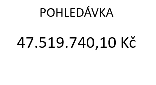 Pohledávka 47.519.740,10 Kč za fyzickou osobou za 5 %