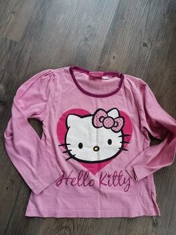 Tričko dlouhý rukáv Hello Kitty vel. 110 /116 - 1