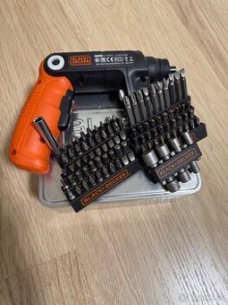 Akumulátorový šroubovák Black & Decker