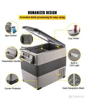 VEVOR 55L NOVÁ Autolednice 20℃ až -20℃ do auta 12V/230V