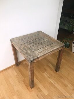 Stůl – vintage/retro styl, masivní dřevo