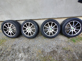 alu kola dezent r16 5x112 s pneu 205/55r16 ..cena za 4ks. - 1