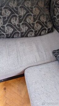 Rohový gauč s taburety