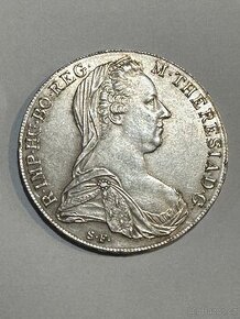Prodám rakouskou stříbrnou minci Marie Theresie1780 - 1