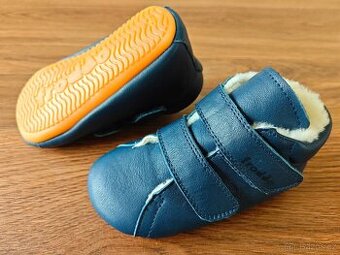 Nové Froddo Prewalkers Barefoot kožené zateplené boty ve. 21