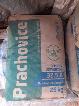7x 25kg Cement 32,5R - zvlhlý