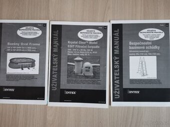 Bazénové schůdky a filtrace (+bazén)