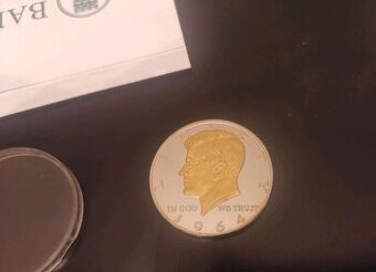 John F. Kennedy Stříbrná Medaile limited edition
