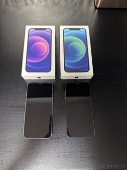IPhone 12 Blue 64GB a IPhone 12 Purple 64GB