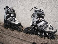 Inline brusle Rollerblade – šedo černé