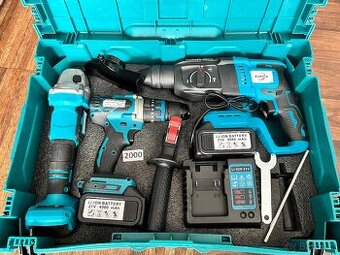 Sada Aku nářadí 3v1 - Flexa, příklepové kladivo, vrtačka