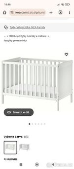 Dětská postylka sundvik IKEA