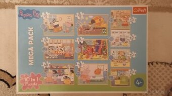 Puzzle Tlapková patrola / Prasátko Pepa (2 x 50 Kč)