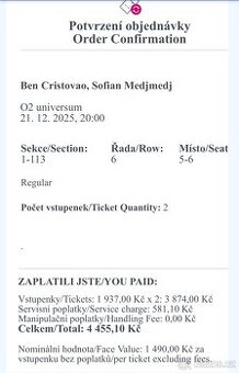 Ben Cristovao, Sofian Medjmedj, 21.12. 20:00 O2 universum