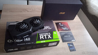 RTX 3070 ASUS DUAL O8G - PERFEKTNÍ STAV - JAKO NOVÁ