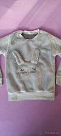 Plyšová mikina zajíček - 1