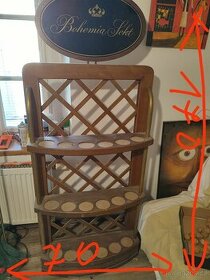 stojan na lahve do restaurace sleva