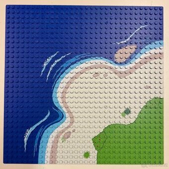 Lego City - deska ostrov - kopie Lego NOVÉ