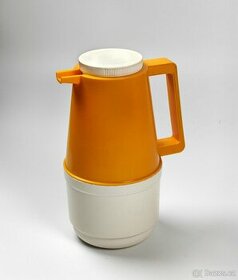 KRÁSNÁ RETRO TERMOSKA ŽLUTÁ