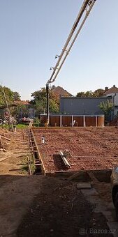 Zemní práce základové desky - 1