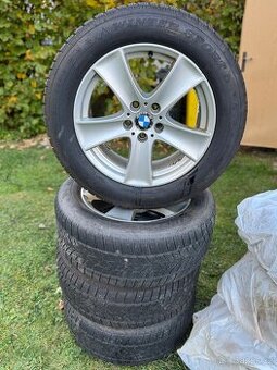 Zimní pneu Dunlop 255/55/18 + disky BMW X5