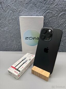 Apple iPhone 16 Pro 128 GB Black Titanium - ZÁRUKA+FAKTURA