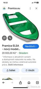 Rybářská loď s motorem nebo samostatne