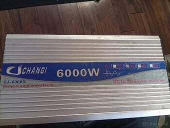 Měnič 24V/230V 6000W