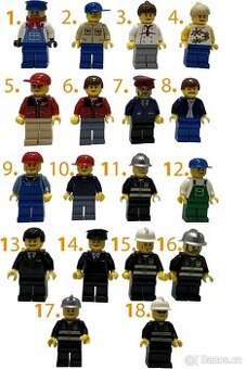 Lego minifigurky ze série LEGO CITY 2