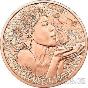 10 euro Rakousko 2022 Pampeliška ideální dárek KM #3344