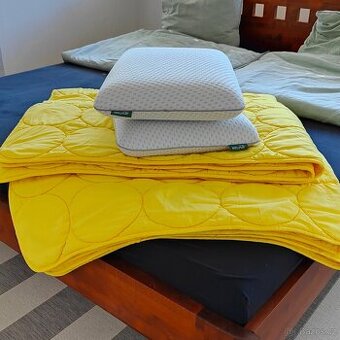 2x deka Ikea, 2x polštář z paměťové pěny Vellpur - OSOBNĚ