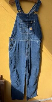 Kalhoty laclové Carhartt Loose Fit Denim Bib Overall W36/L34
