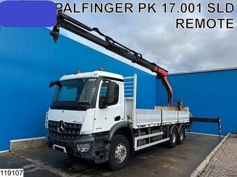 MB Arocs 2636 - 6x4 – Valník + HR-Palfinger PK 17.001 SLD