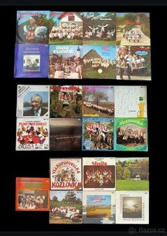 23x LP vinylová gramofonová deska Dechová hudba