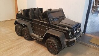 El. autičko Mercedes G 6x6, dětské vozítko