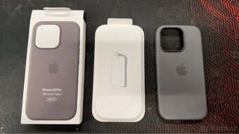 Originální kryt Apple iPhone 16 Pro šedý