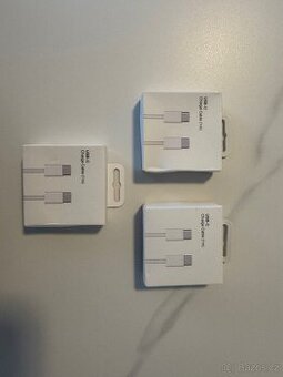 3x Originální USB-C nabíjecí kabel iPhone 15/16/17