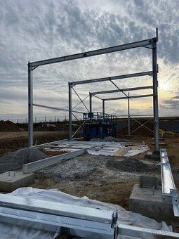 Ocelová konstrukce, přístřešek, sklad, garáž, dílna, hala