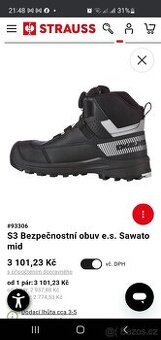 Pracovní boty 45 - Strauss