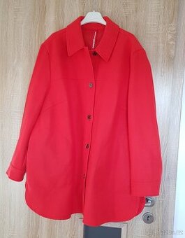 Dámský flaušový košilový kabát - SAMOON - vel.48.